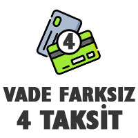 Vade Farksız 4 Taksit!